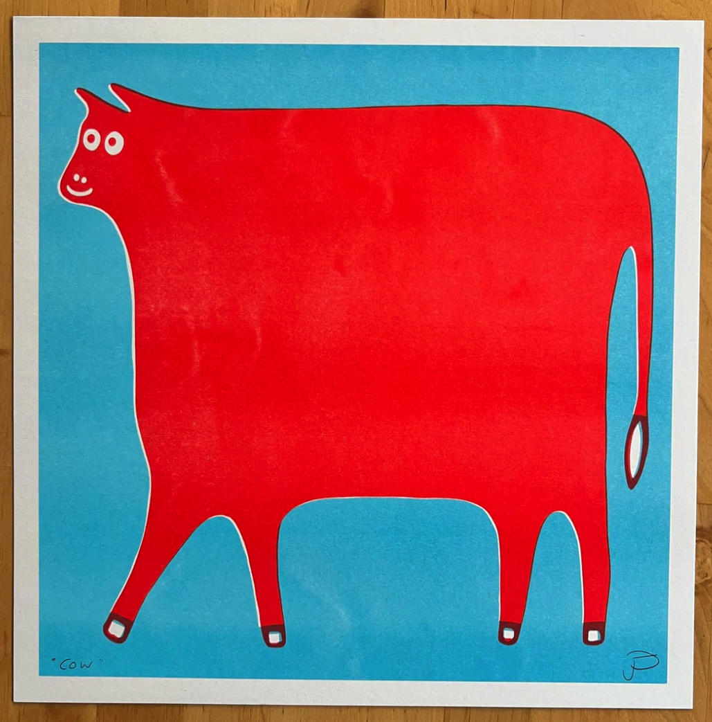 Jo Pearson 'Cow' Print Available