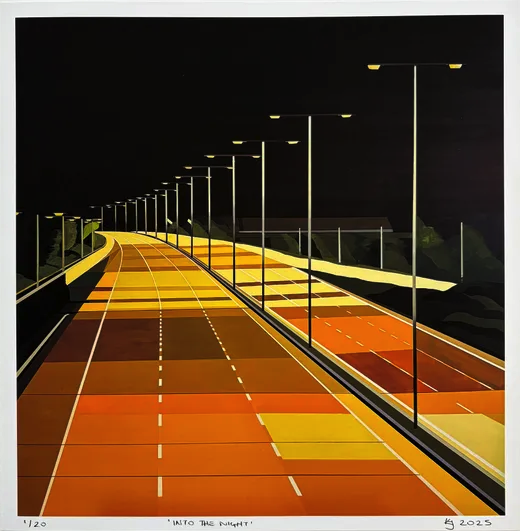 Kate Jackson 'Into The Night' Print Available