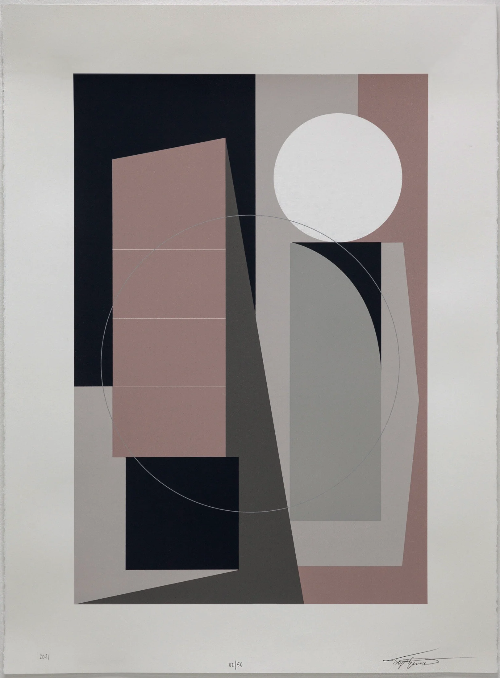 Tony Sjoman 'Dome Dossier #4' Print Available