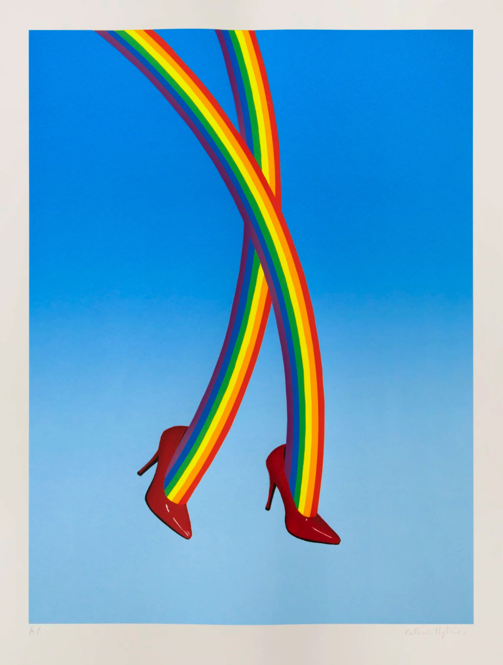 Patrick Hughes 'Dancing' Print Available