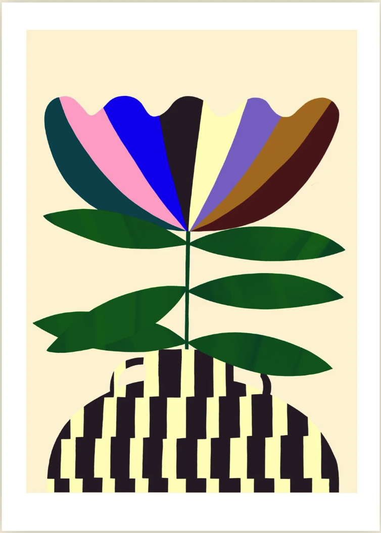 Hello Marine 'Fleur IV' Print Available