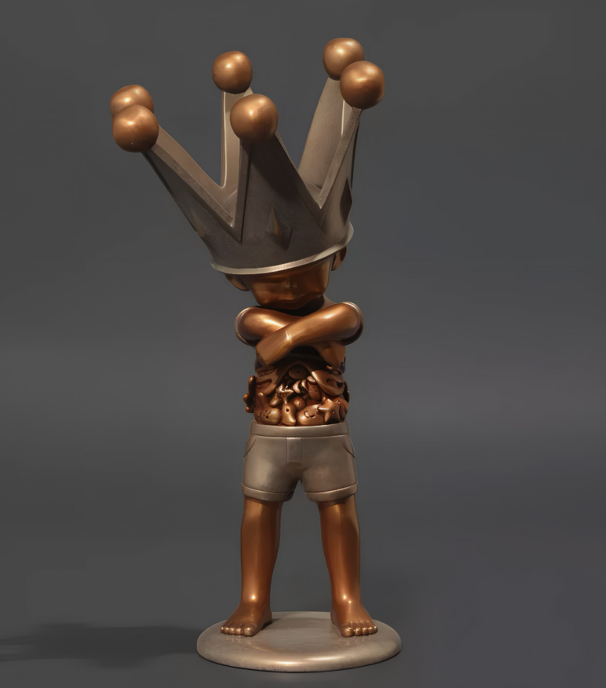 Shaun Guo 'The Boy Cosmos' Sculpture Available