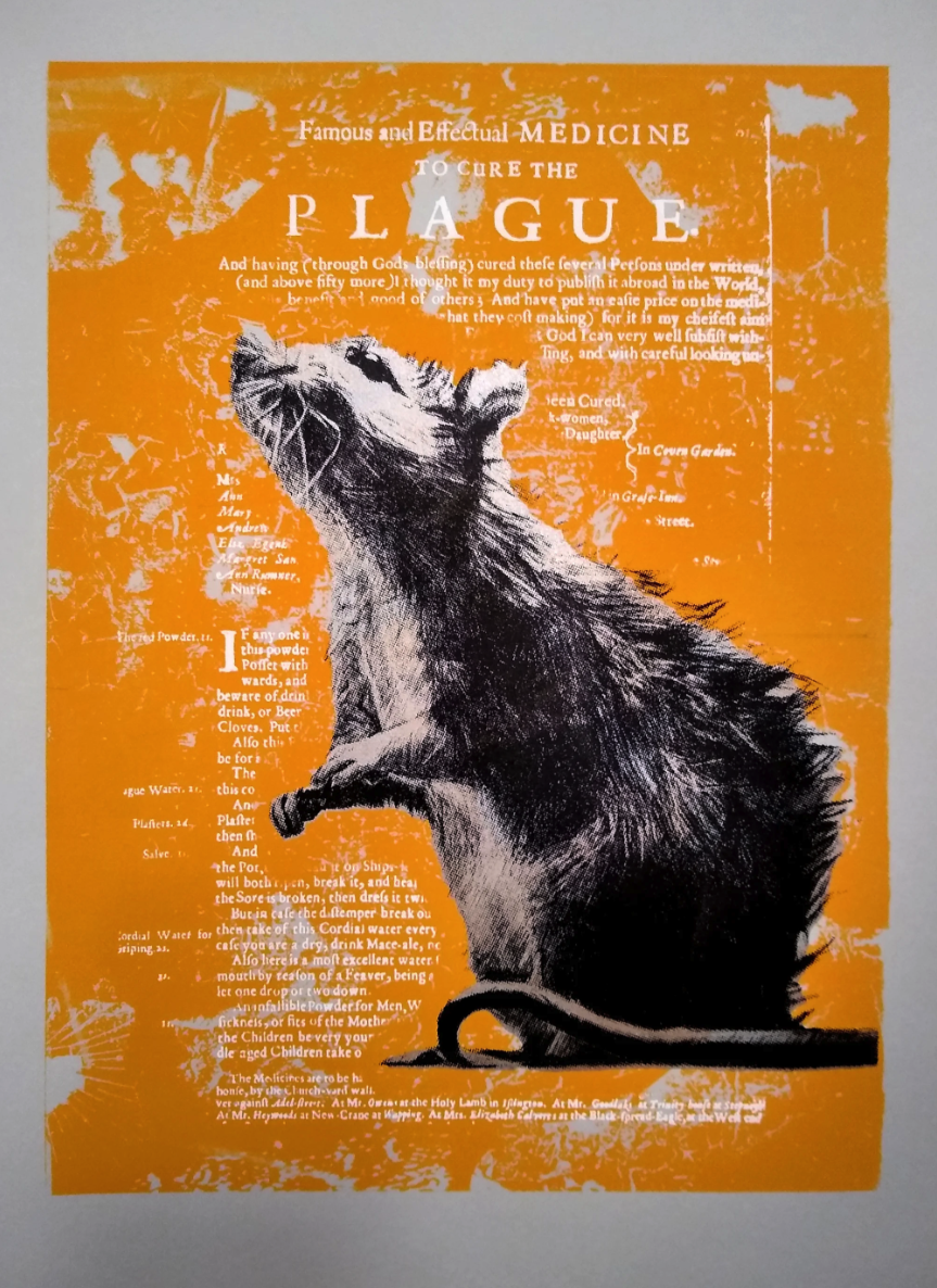 Unnatural Things 'Plague Rat' Print Available