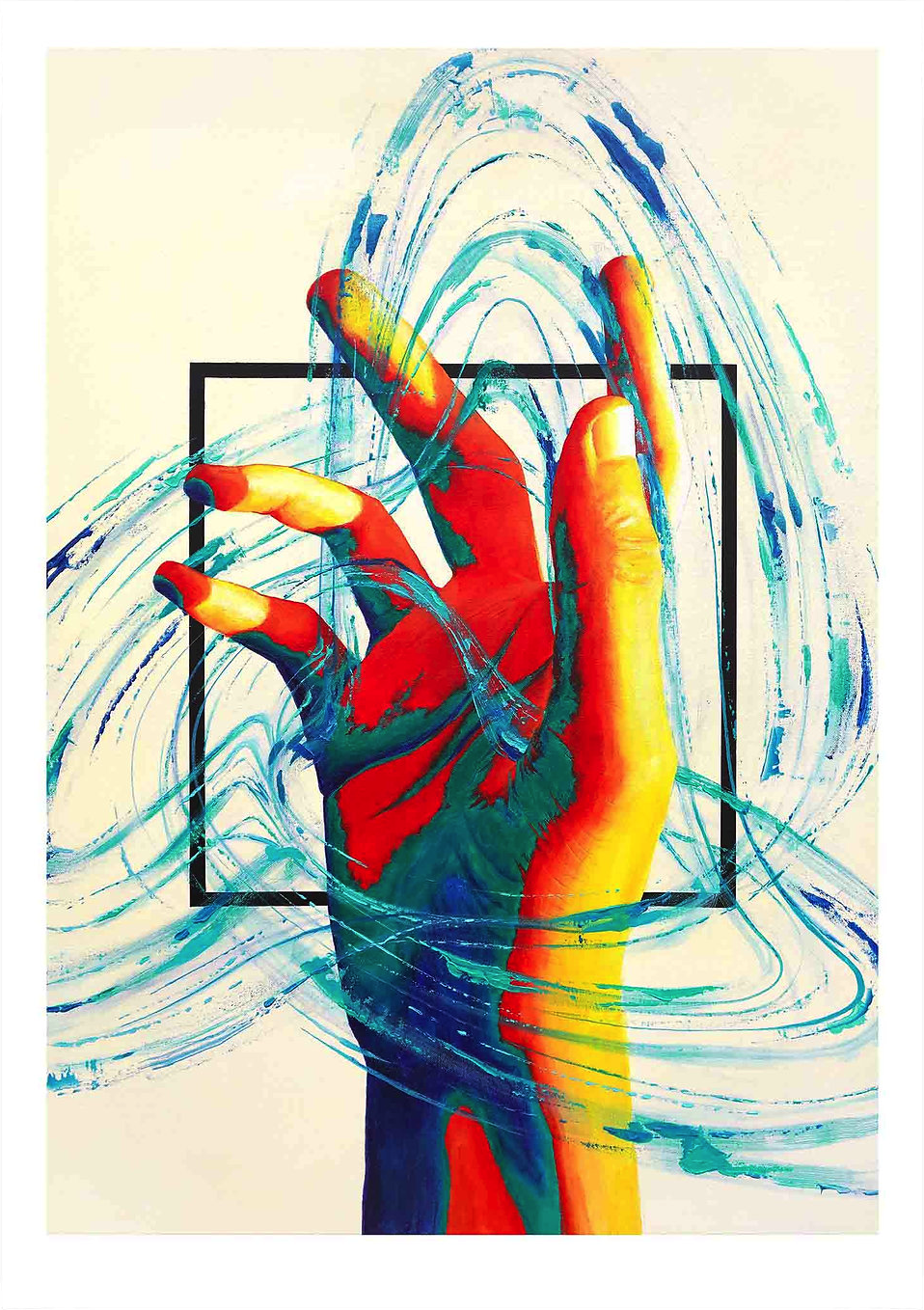 Raman Uppal 'Flow With It' Print Available