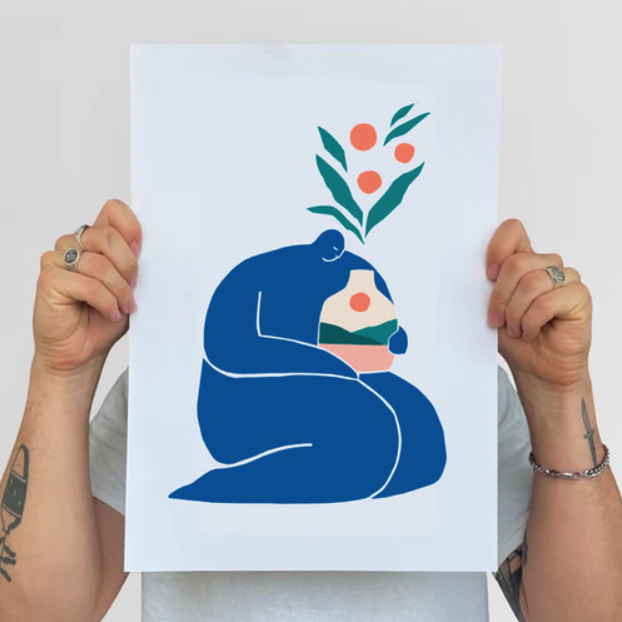 Miles Tewson 'Nature, Nurture' Print Availabl