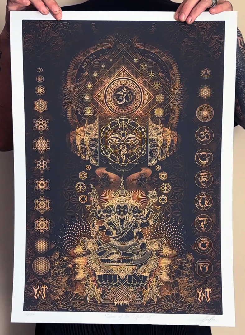 Guifré Urgell 'Echoes Of The Threefold Self' Print Available