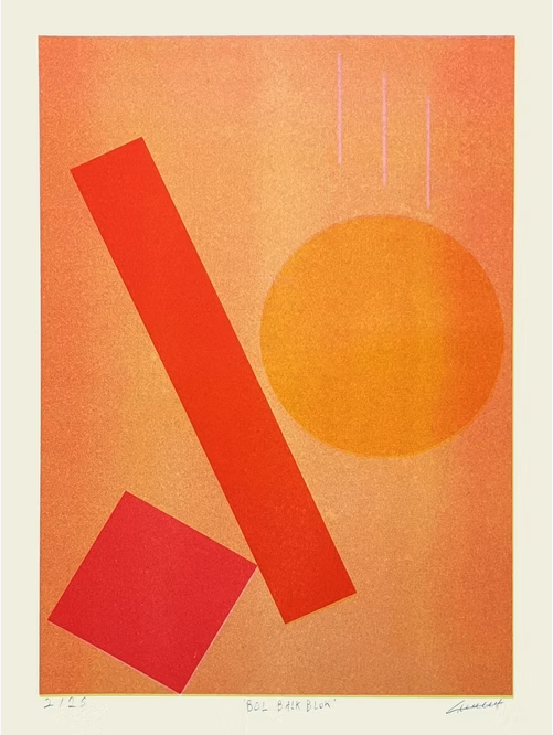 Samuel Albrecht 'Bol Balk Blok' Print Available