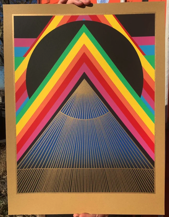 Thomas Hooper 'Mountain Of Light III' Print Available