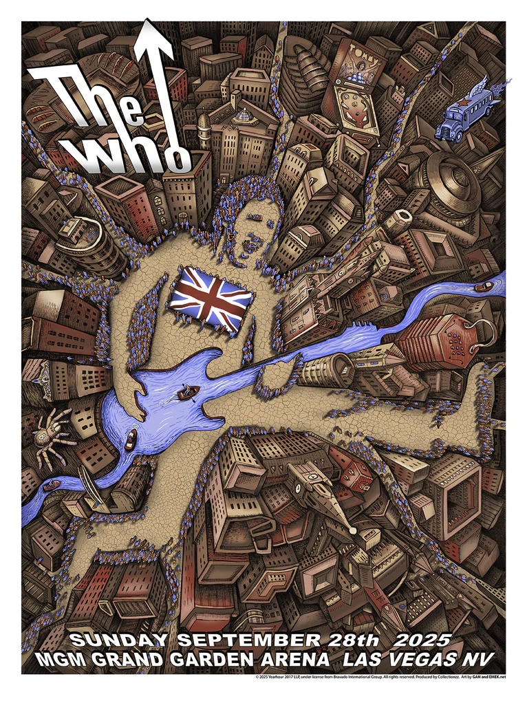 Emek +Gan 'The Who' (Las Vegas) Print Available