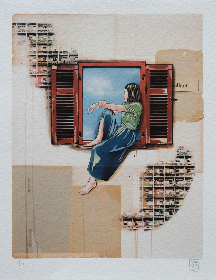 Jana + JS 'Window Of Thoughts' Print Available