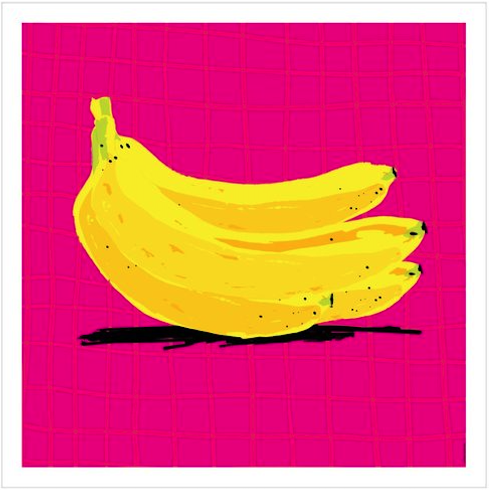 Andrew Lewis 'Bananas' Print Available