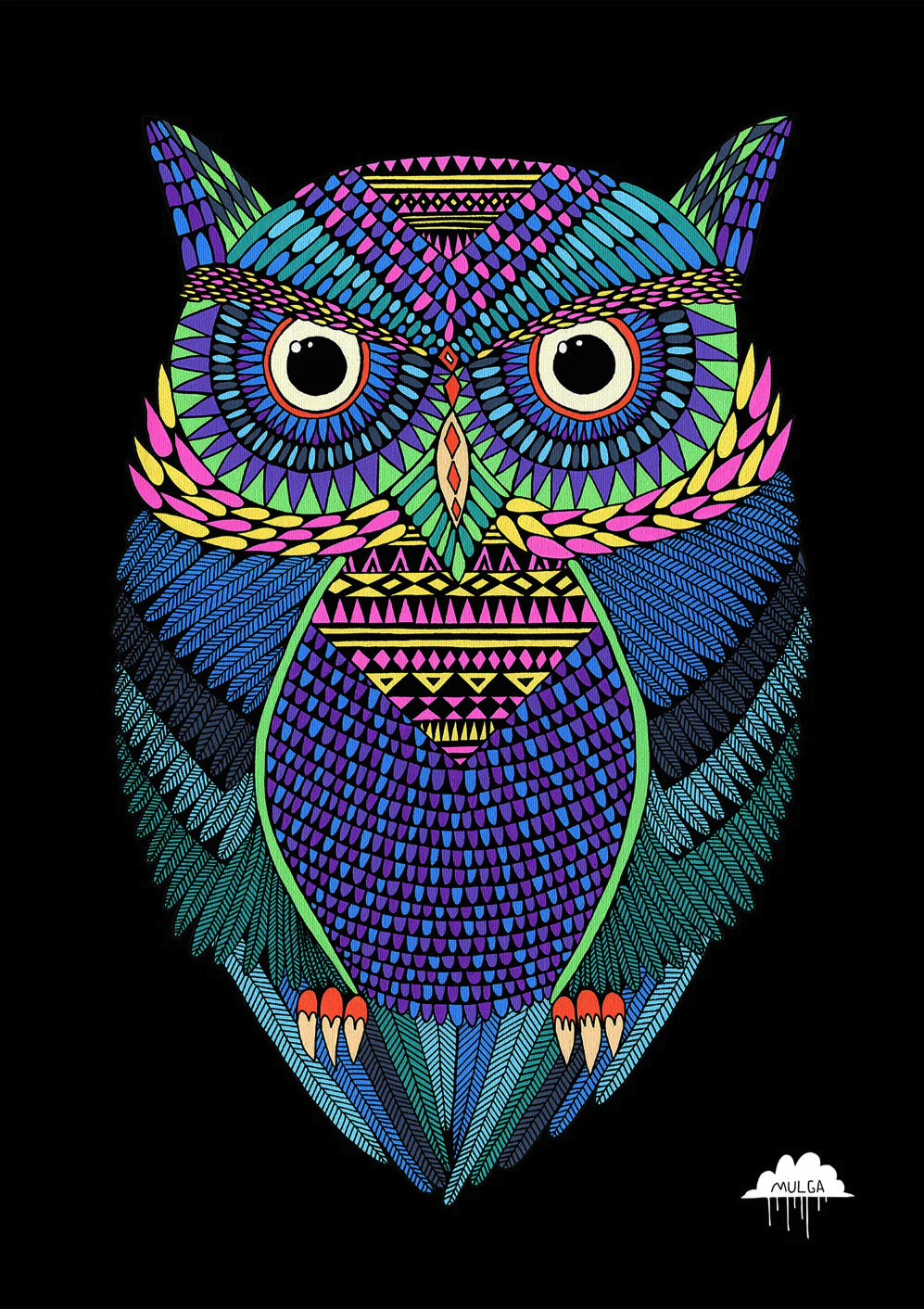 Joel Moore 'Michael The Magical Owl' Print Available