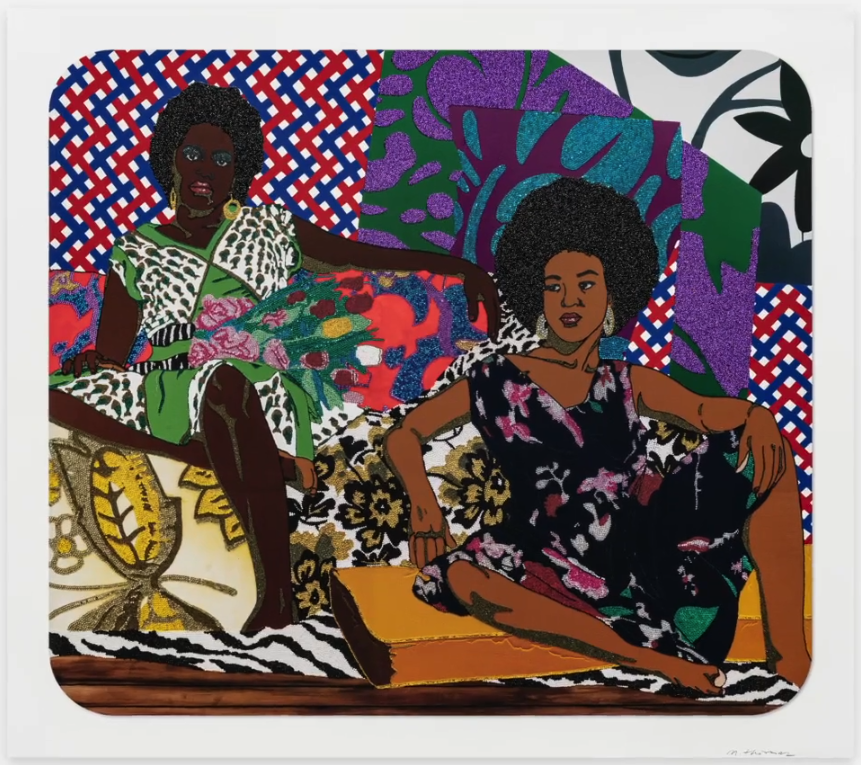 Mickalene Thomas 'A Moment's Pleasure #2' Print Available