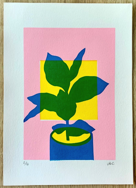 Alice Charman 'Layered House Plant' Print Available