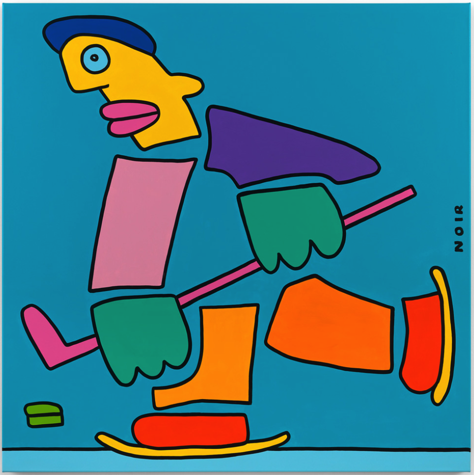 Thierry Noir 'Ice Hockey' Prints Available