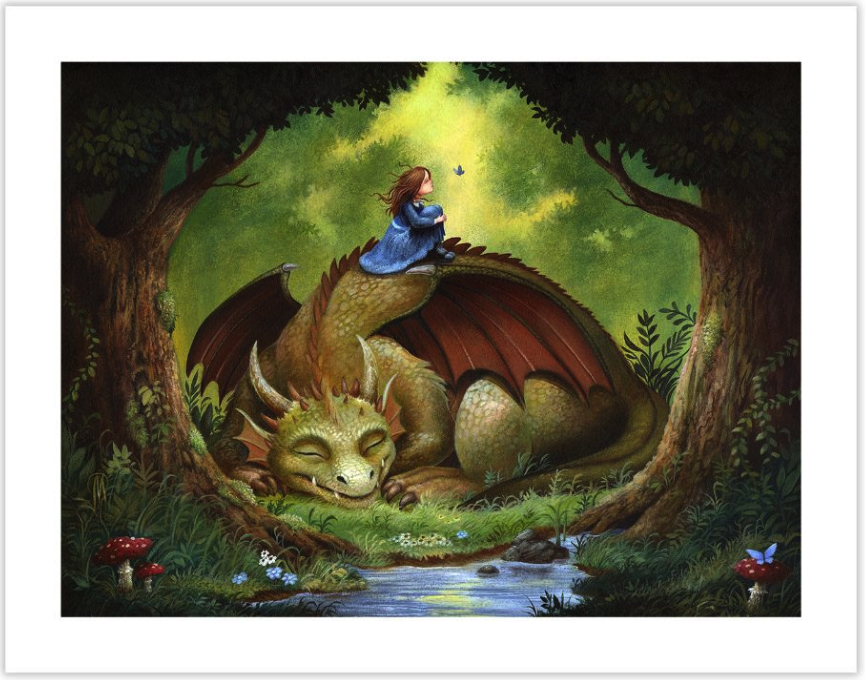 Dan May 'Once Upon A Dragon' TIMED Print Available