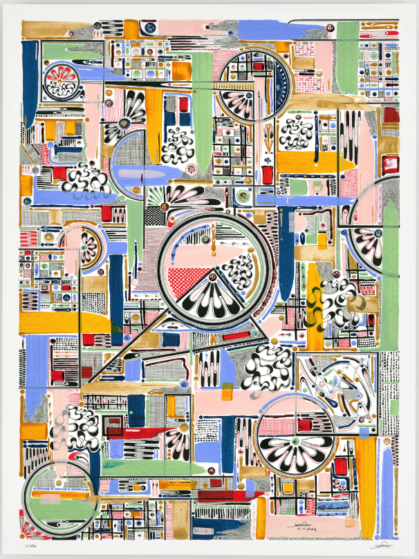 Anamika 'Composition 75' Print Available