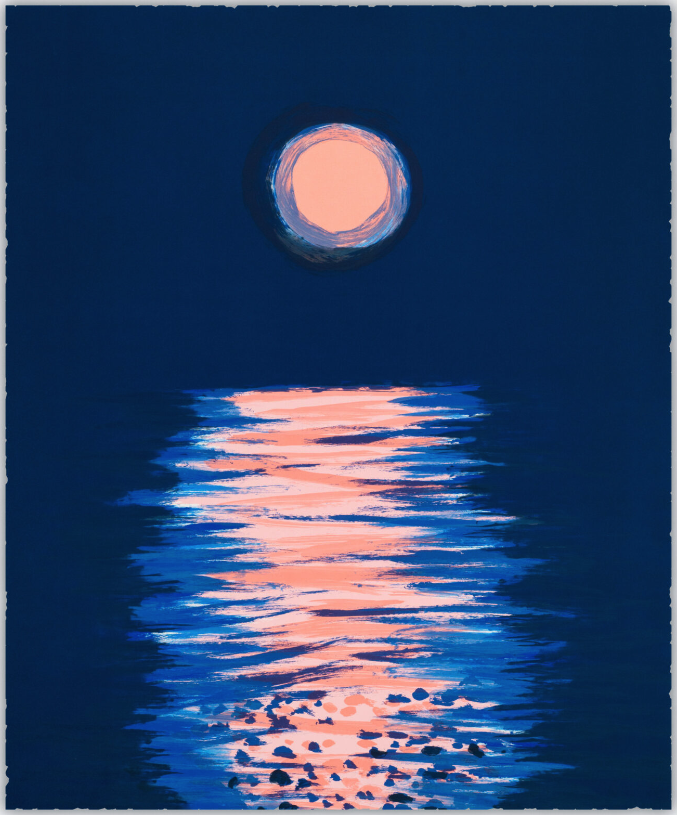 Ann Craven 'Quiet Moon' Print Available