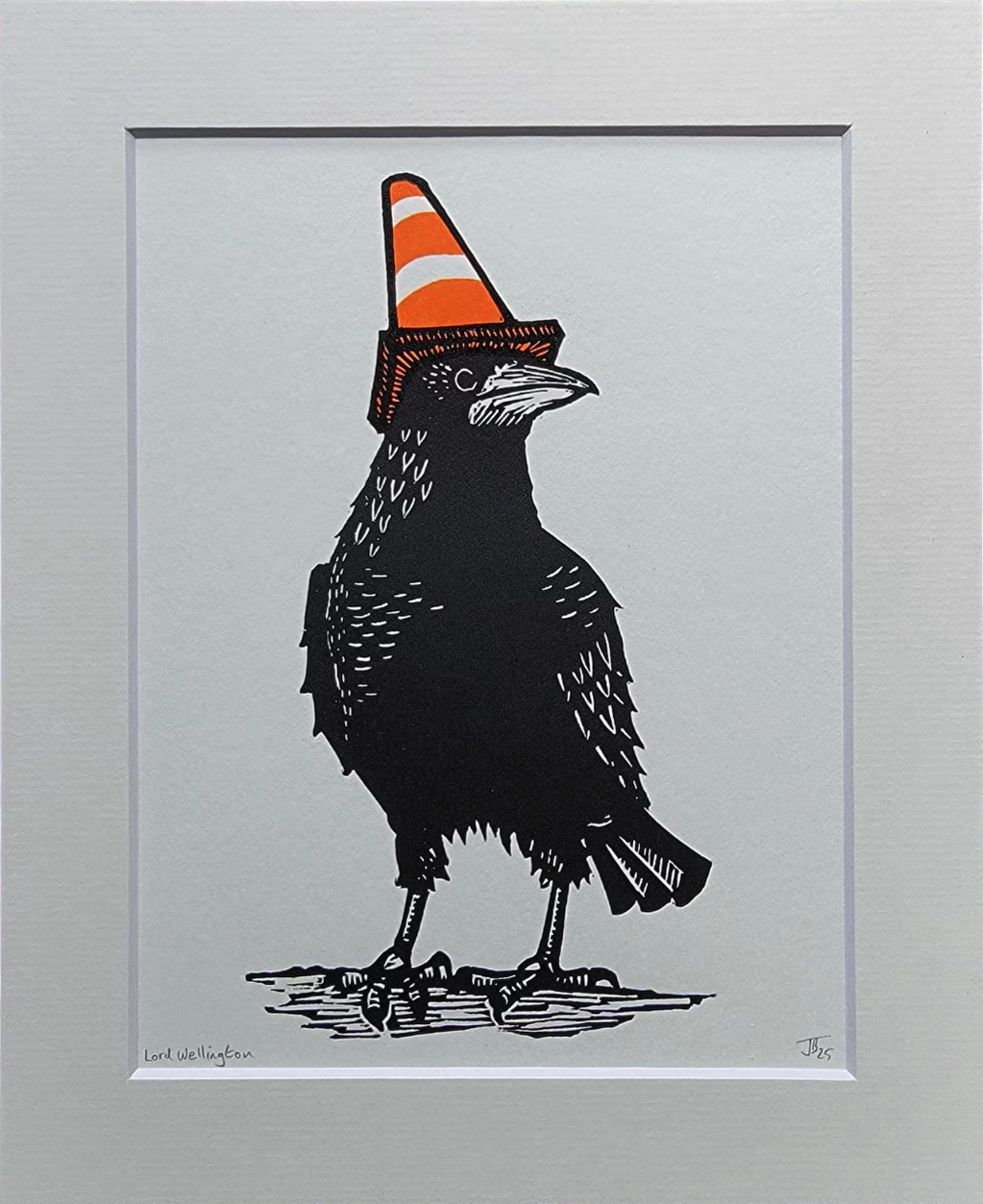 Liquorice Lino 'Lord Wellington' Print Available