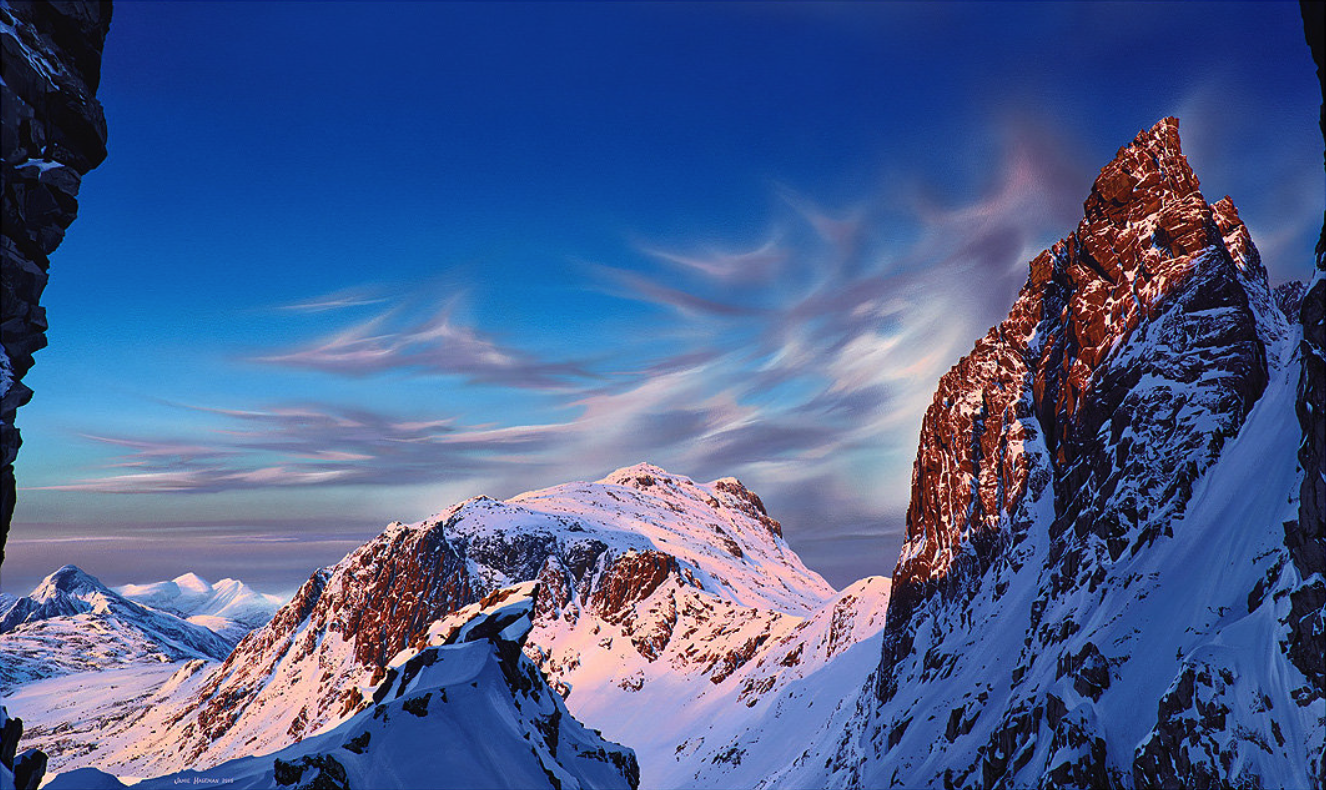 Jamie Hageman 'Scafell Pinnacle At Sunset' Print Available