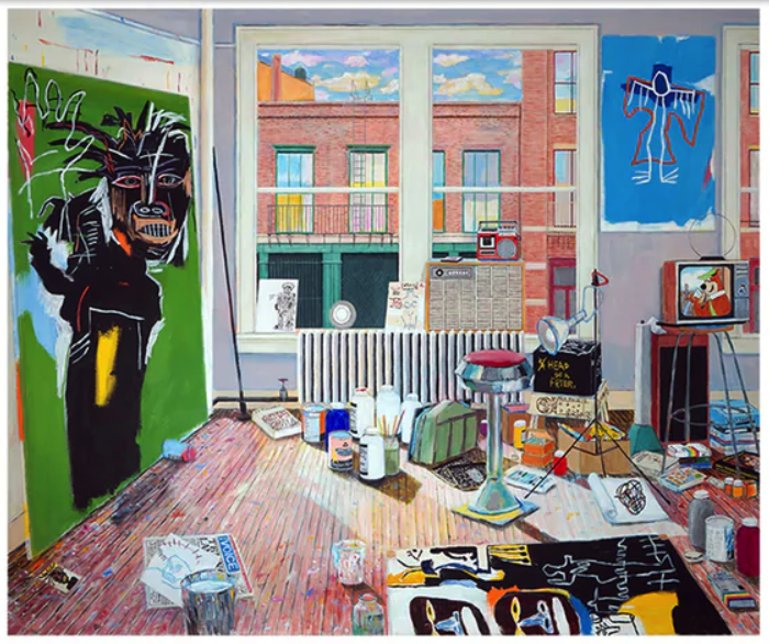 Damian Elwes 'Basquiat's Studio VI' Print Available