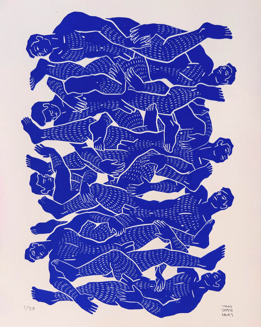 Tomas Castro Neves 'Eight Men' Print Available