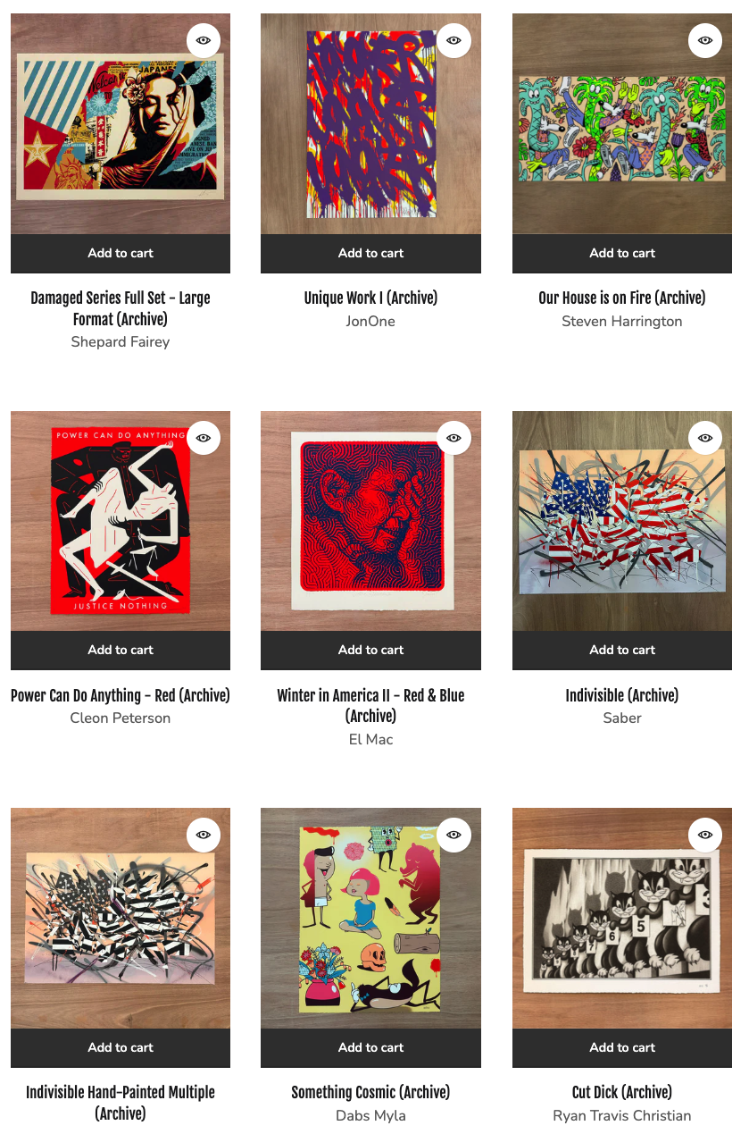 Serio Press Archival Sale Open 