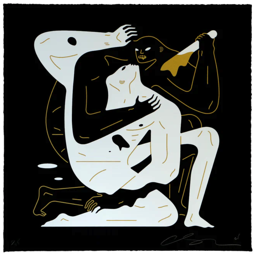 Cleon Peterson 'I Against I' Black Print Available