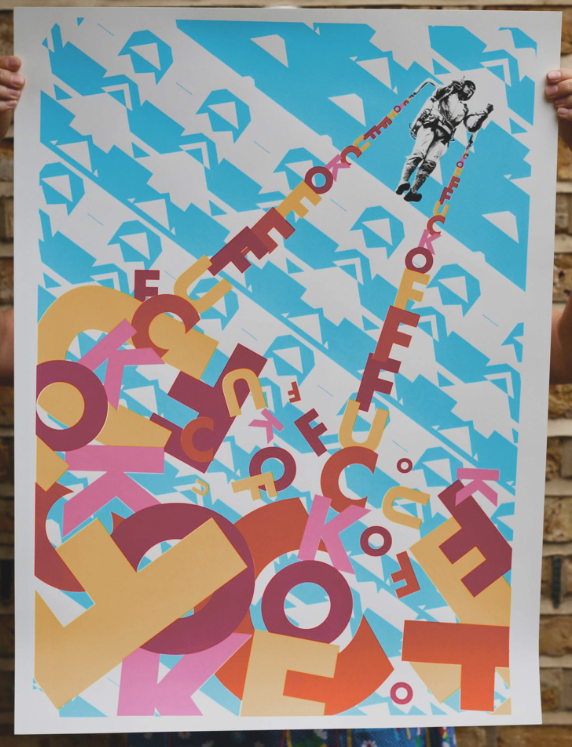 Redbellyboy 'Everybody Needs A Fuck Off Rocket' Print Available