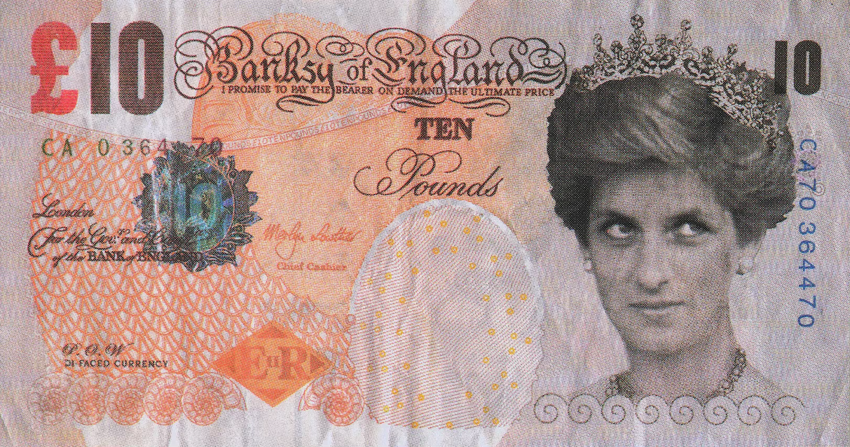 Banksy 'Di-Faced Tenner' Available