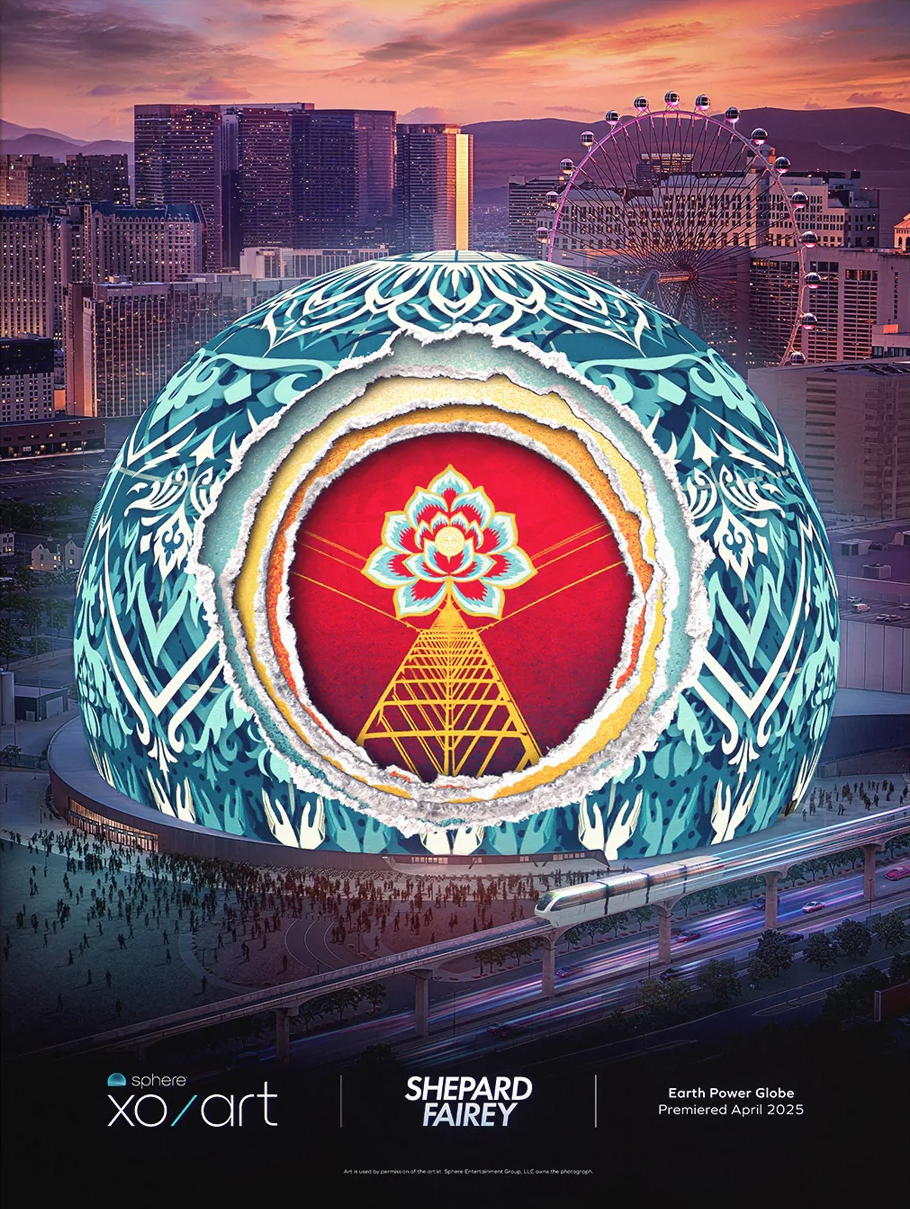 Shepard Fairey Obey 'XO Earth Power Globe' Print Available