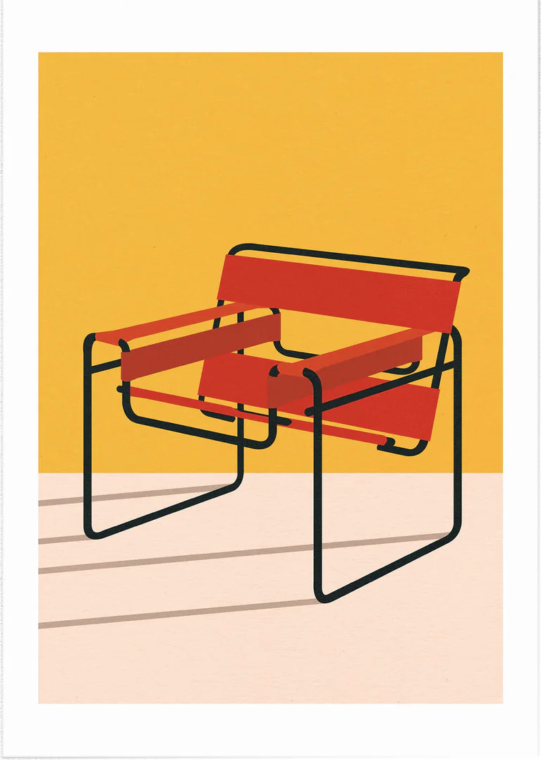 Marcel Breuer 'Wassily Chair' Print Available