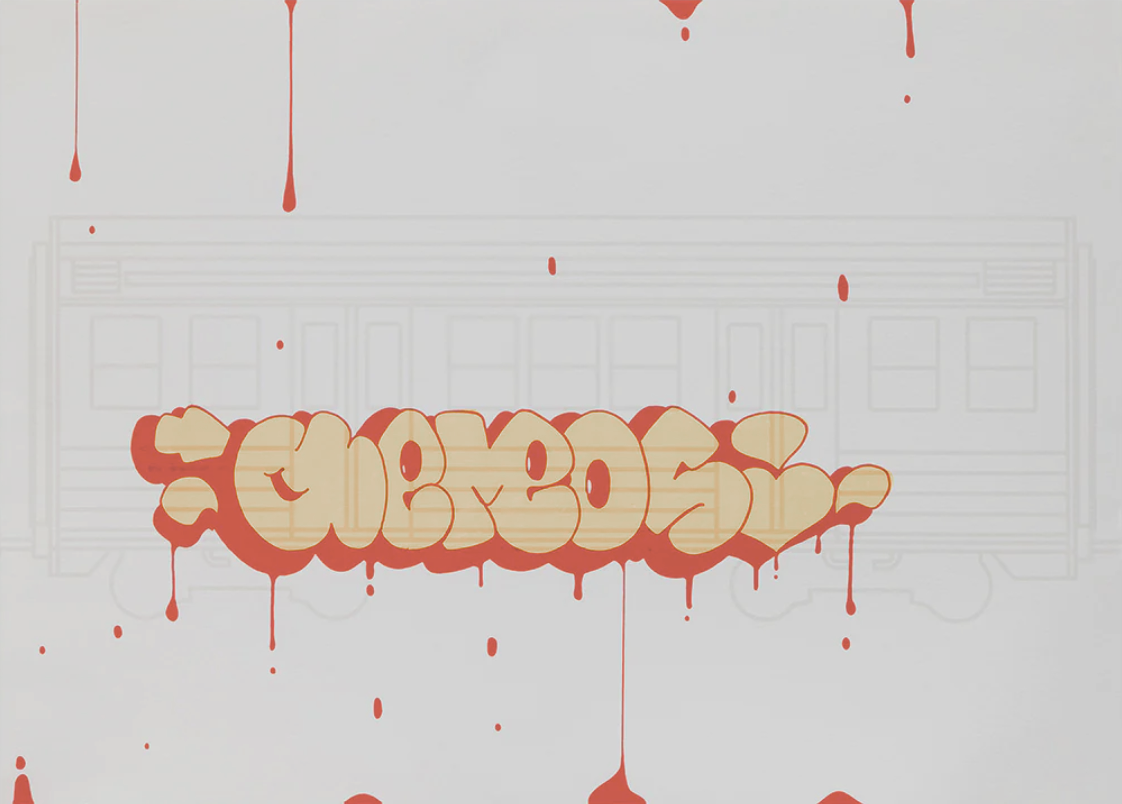 Os Gemeos 'Whole Train' (Graffiti Tag) Print Available