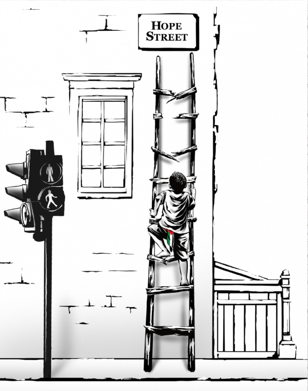 The Rebel Bear 'Hope Street' Print Available