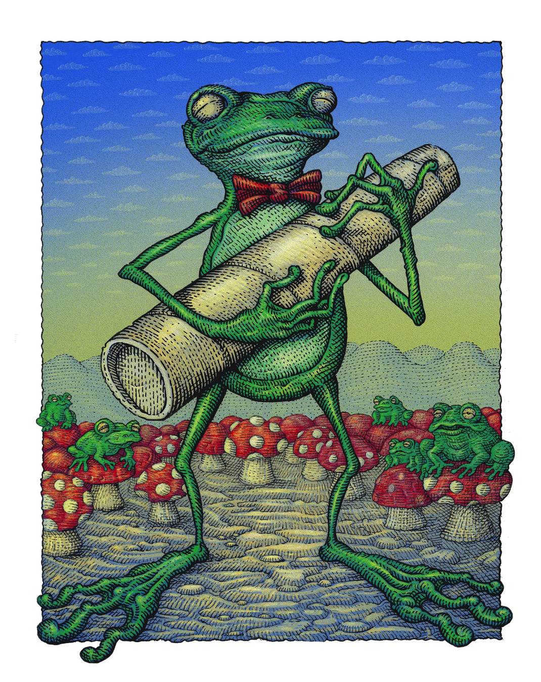 David Welker 'Poster Frog' Print Release Details
