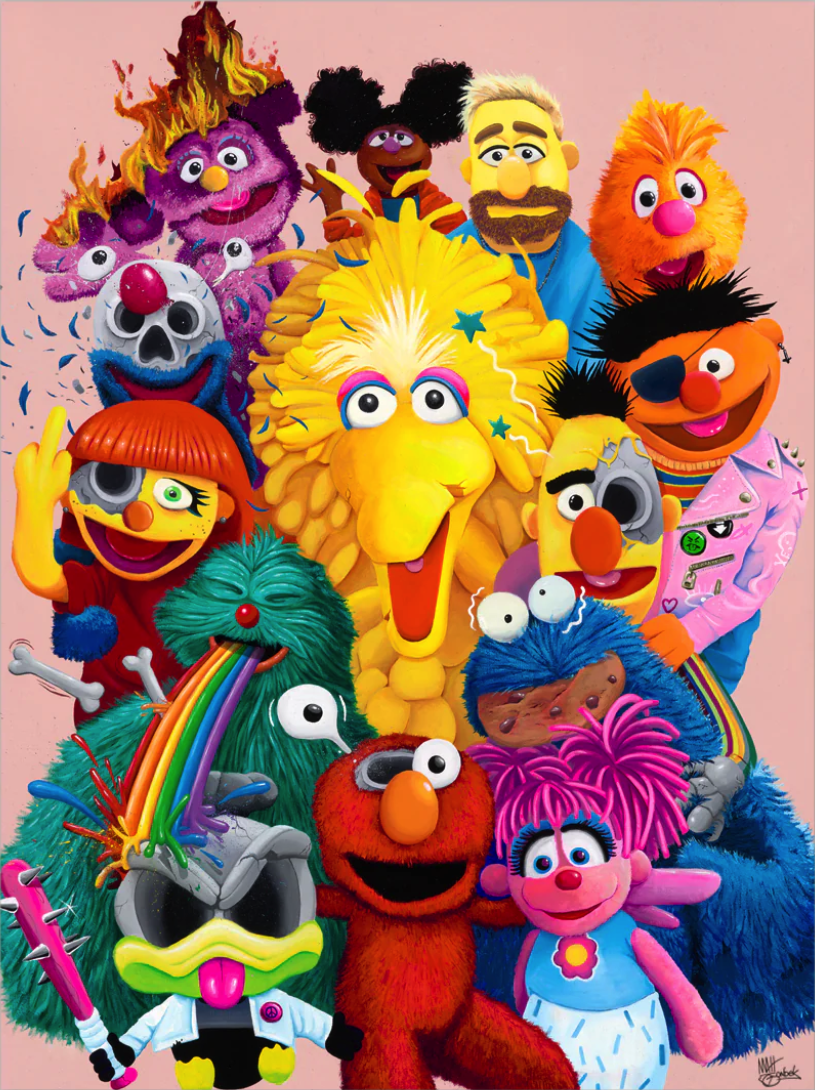 Matt Gondek 'Deconstructed Sesame Street' Print Available