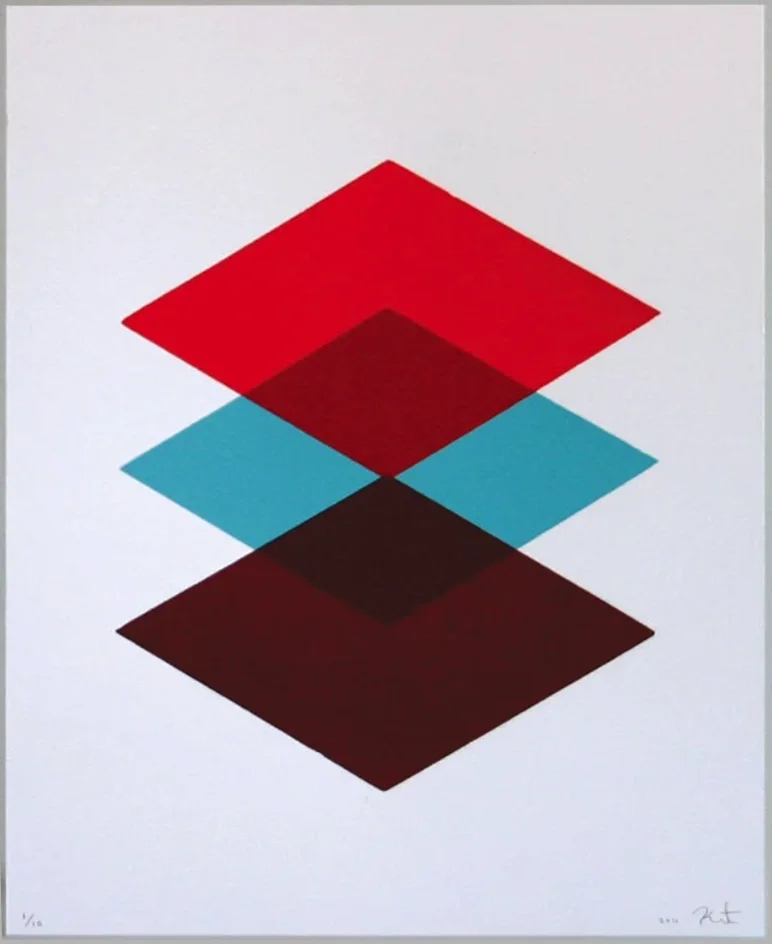 ShopKnitsAndPrints 'Untitled' (Diamonds) Print Available