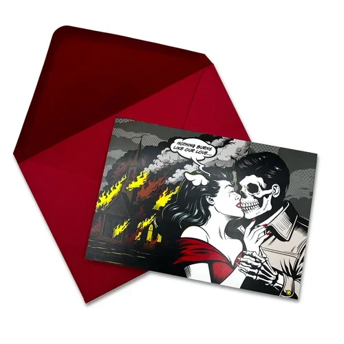 DFace 'Nothing Burns Like Our Love' Valentine's Card Available