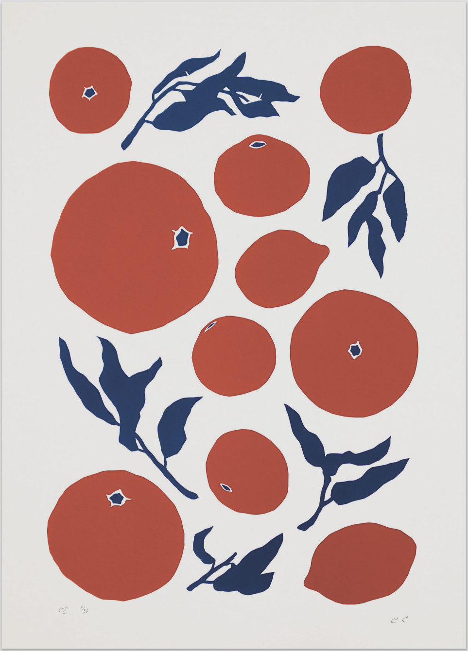 Hagai Farago 'Oranges' Print Available