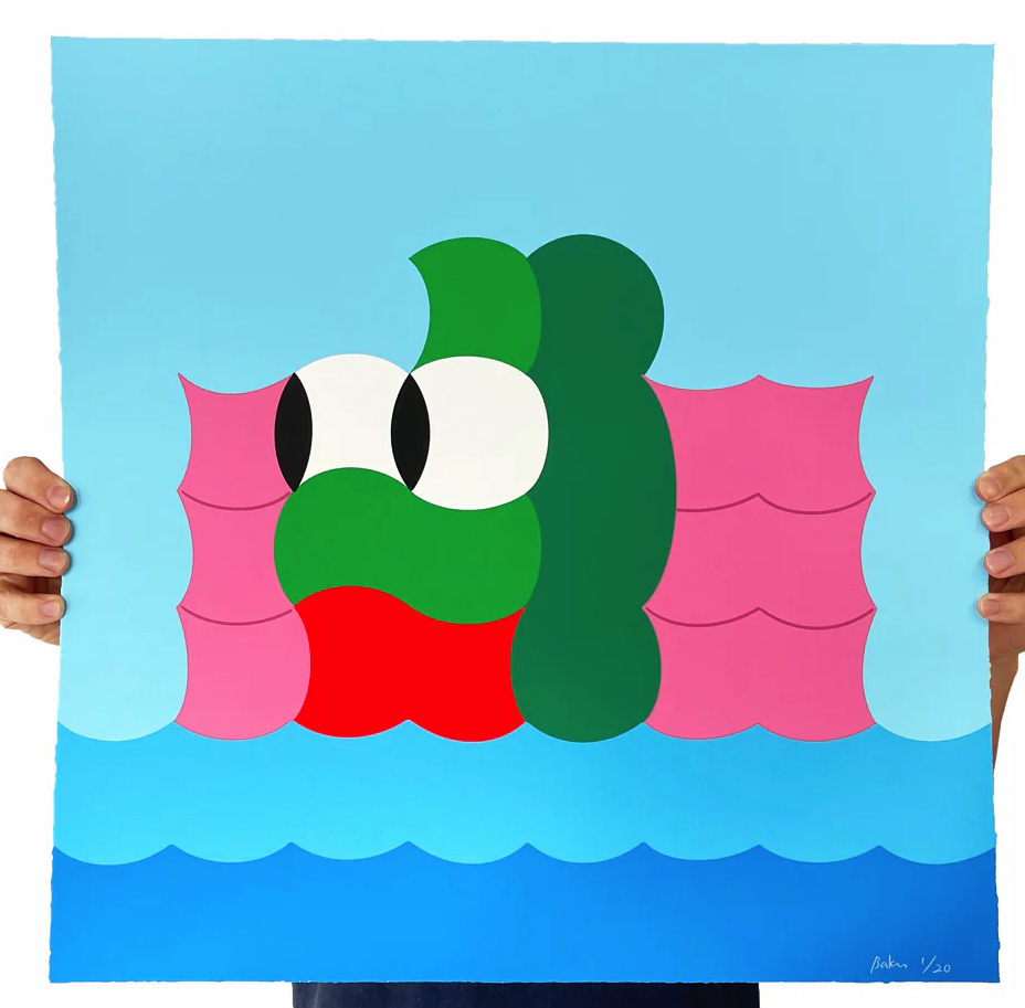 Baku Maeda 'Water Dragon' Print Available