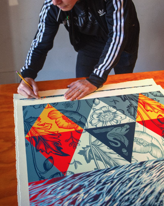 Shepard Fairey Obey 'Wave Of Distress' Prints Release Details