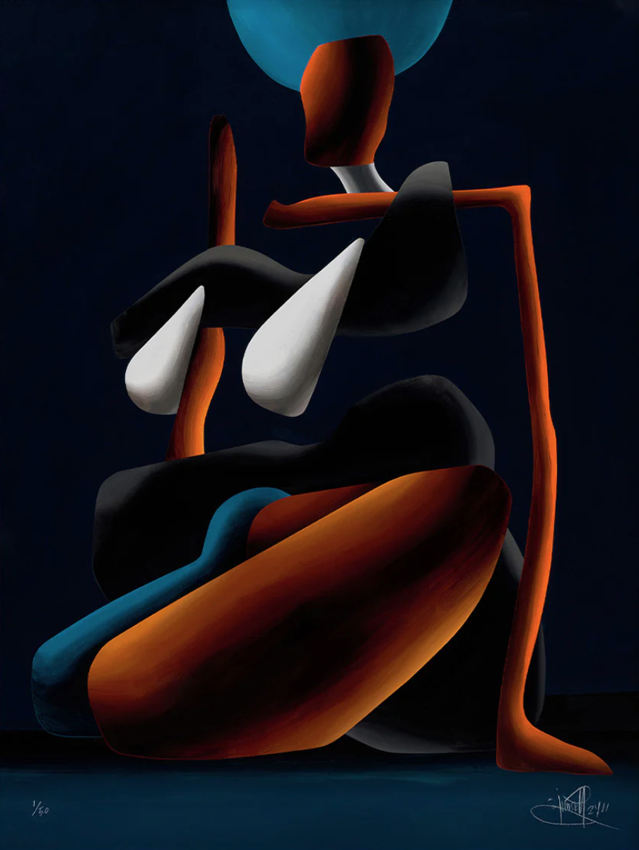 Dave Kinsey 'Blue Moon' Print Available