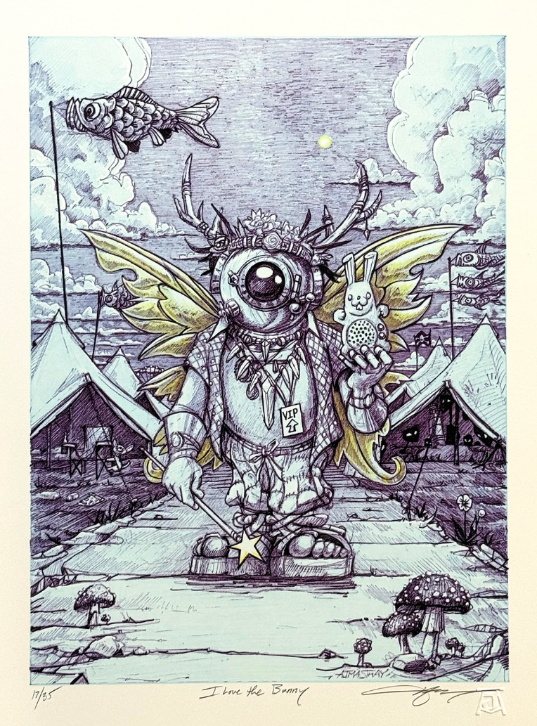 AJ Mastay 'I Love The Bunny' Prints Release Details