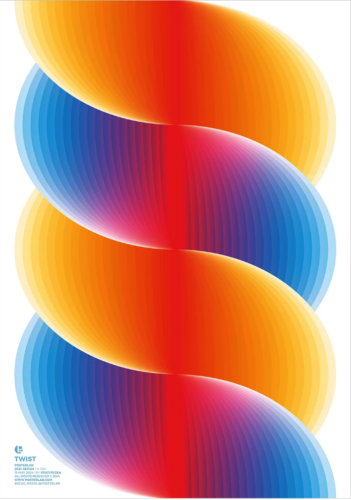 Vratislav Pecka 'Twist' Print Available