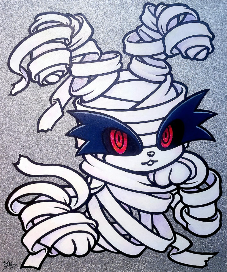 Ryosuke Tei 'Mummy Bunny #6' Original Available