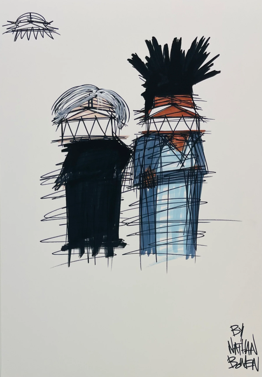 Nathan Bowen 'Basquiat + Warhol' Original Available