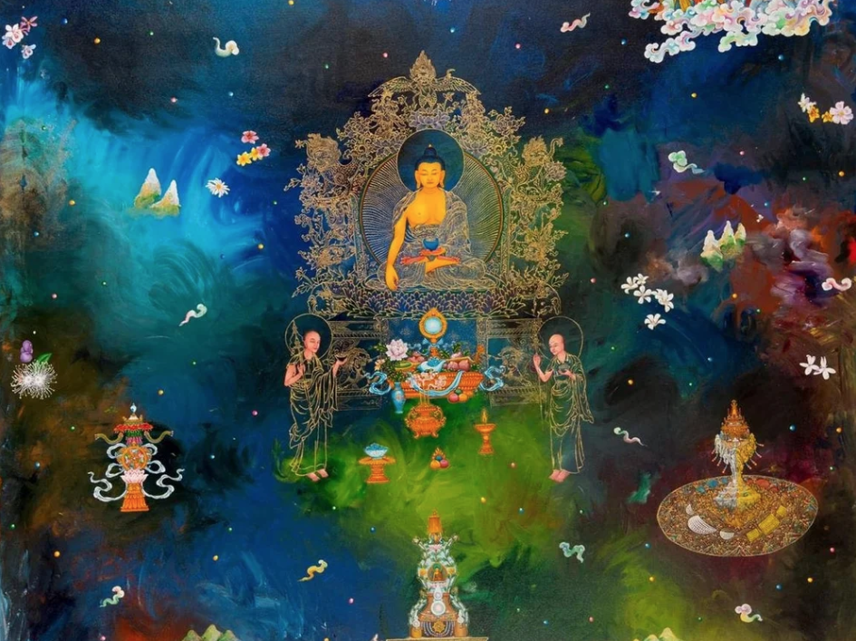 Karma Phuntsok 'Invocations Of Buddha' Print Available