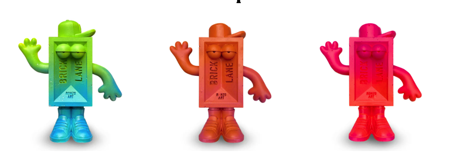 Ronzo 'Brick Lane Brick' Sculptures Available