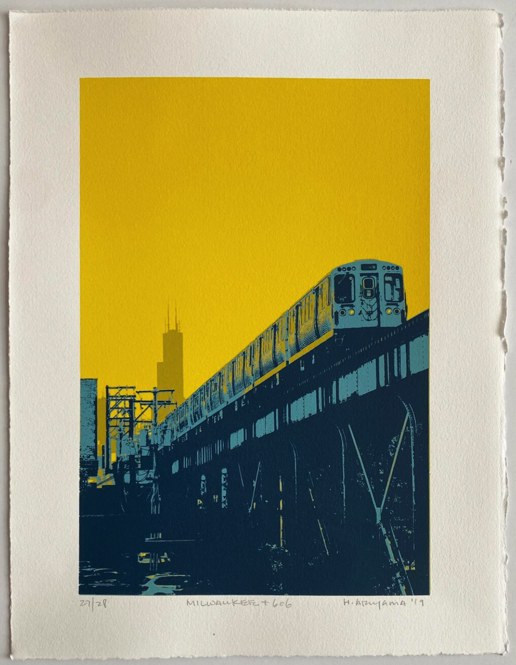 Hiroshi Ariyama 'Milwaukee And 606' Print Available