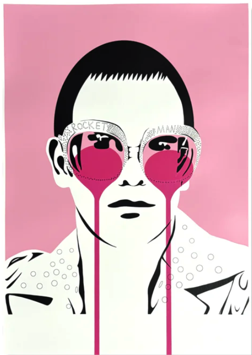 Pure Evil 'Elton John - Rocket Man' Print Available